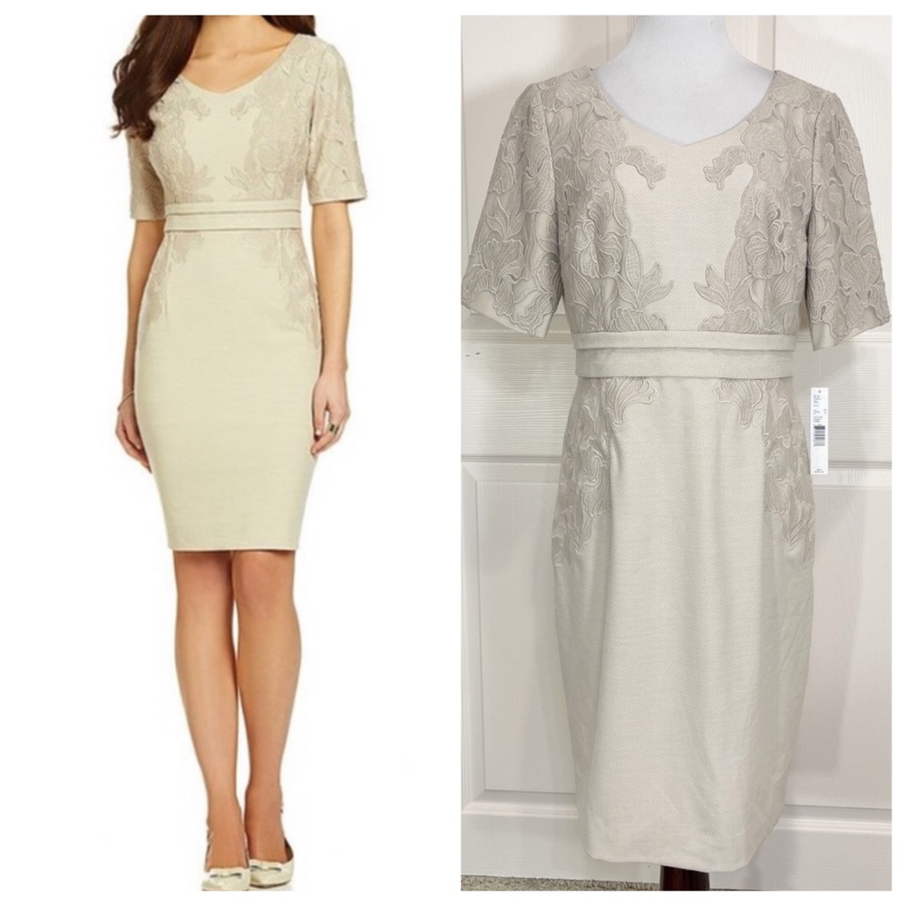 NWT! ANTONIO MELANI TISA EMBROIDERED DRESS